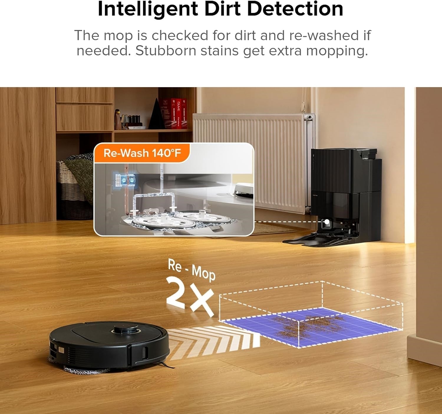 Robot Vacuum and Mop 70% OFF