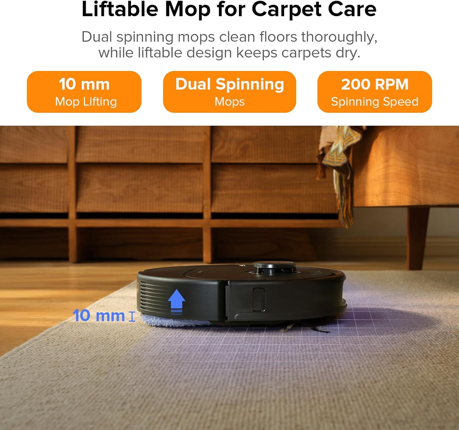 Robot Vacuum and Mop 70% OFF