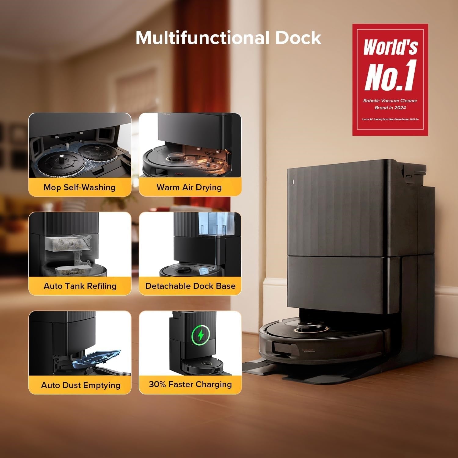 Robot Vacuum and Mop 70% OFF