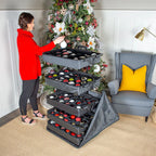 Adjustable Telescoping Ornament Storage [120 Ornaments]