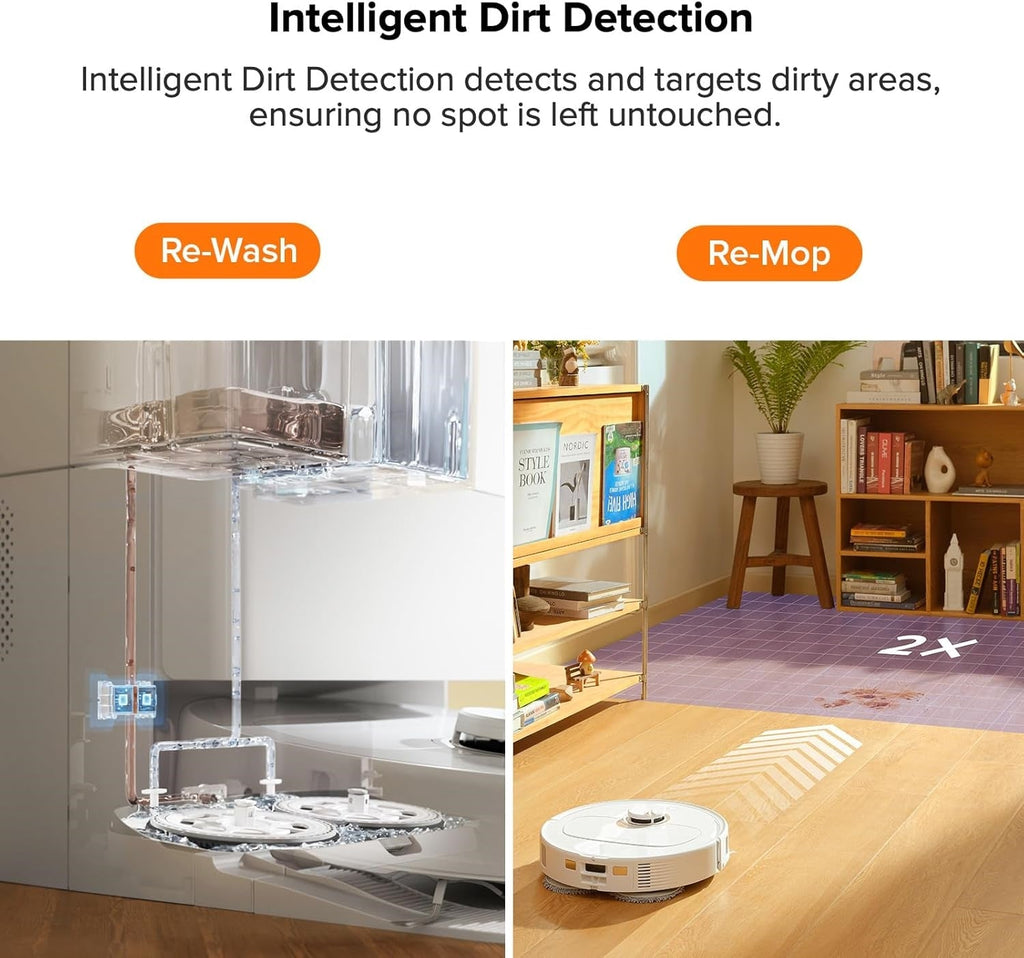Robot Vacuum and Mop 70% OFF