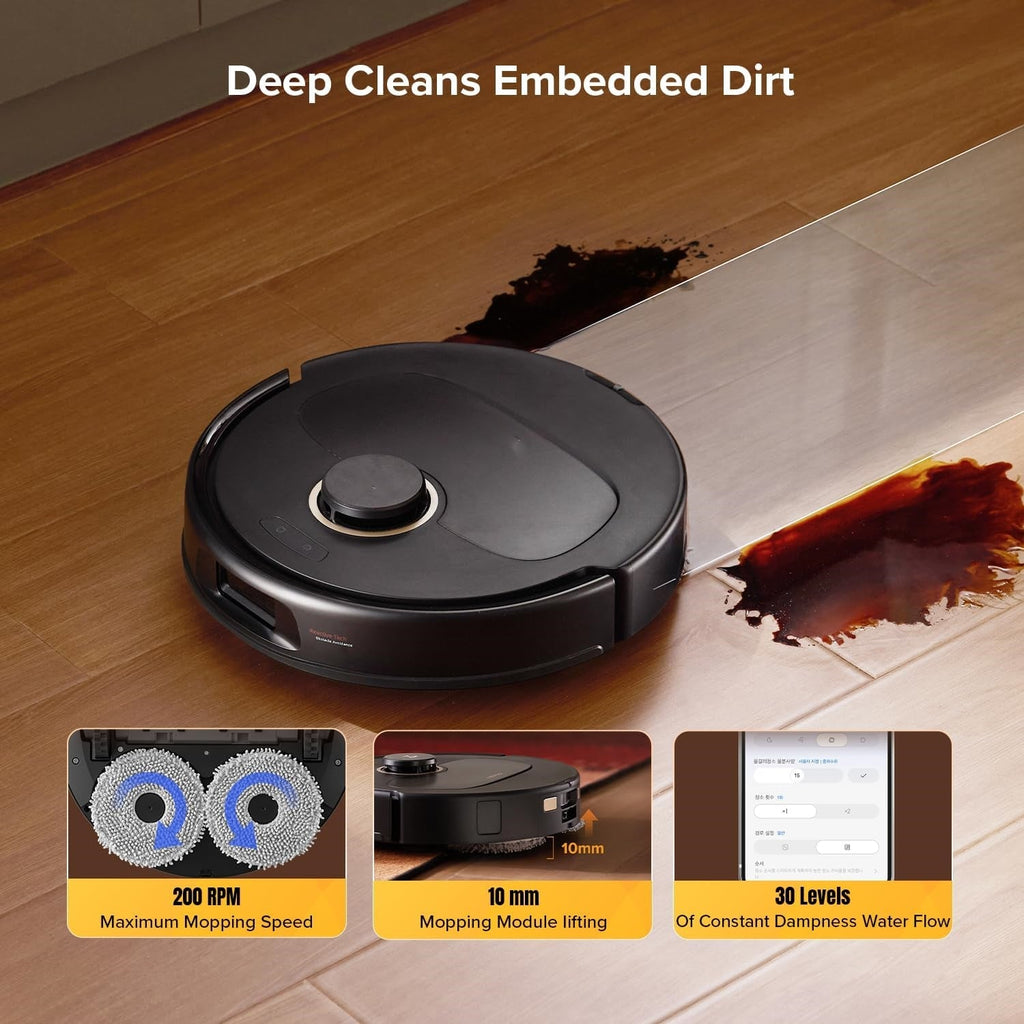 Robot Vacuum and Mop 70% OFF
